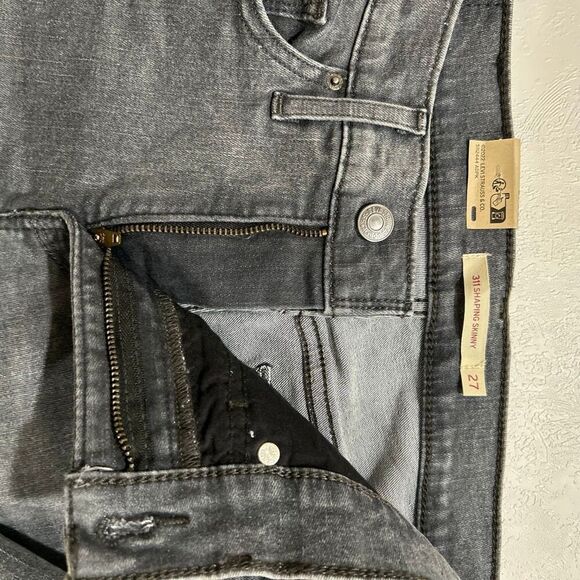 Levi’s Women’s 311 Shaping Skinny Jeans Gray Wash Size 27x28 - Picture 7 of 9